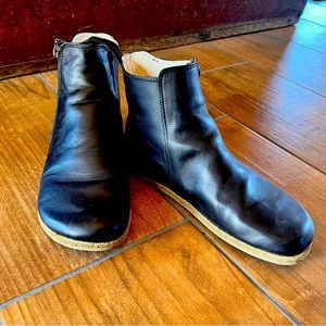 Anya’s Shop Black Ankle Barefoot Boots Size 38